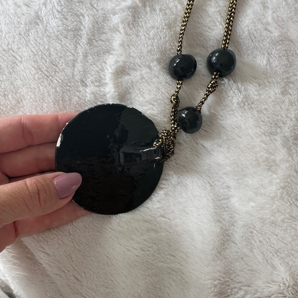 Elegant Black and Brown Necklace - Picture 5 of 5